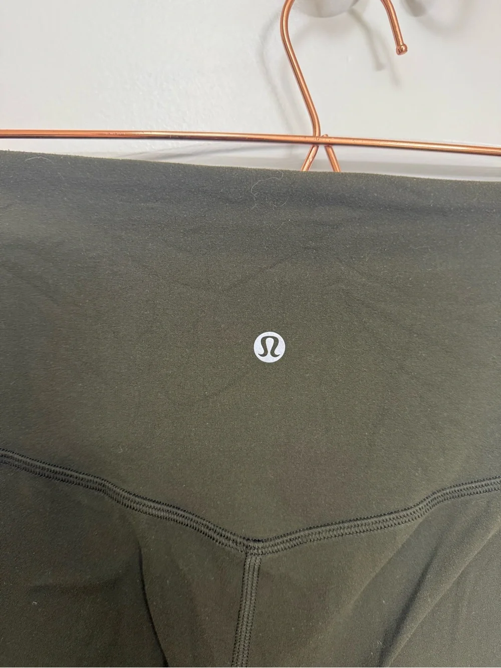 lululemon athletica Olive Green High-Waist Leggings